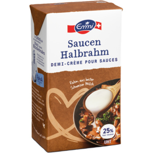 Emmi Saucen-Halbrahm 25%, UHT, 1 l
