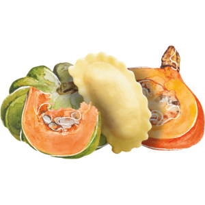 Hilcona Pasta Fina Agnolotti Kürbis, tiefgekühlt, 2 x 2 kg Hilcona Pasta Fina Agnolotti Kürbis, tiefgekühlt, 2 x 2 kg