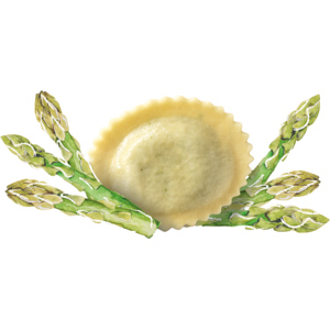 Hilcona Pasta Fina Tortelli Spargel, tiefgekühlt, 2 kg Hilcona Pasta Fina Tortelli Spargel, tiefgekühlt, 2 kg