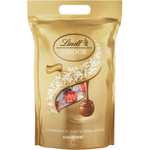 Lindt Lindor Bag assortiert 1 kg Lindt Lindor Bag assortiert 1 kg