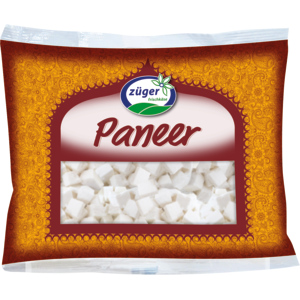 Züger Paneer, gewürfelt, 750 g Züger Paneer, gewürfelt, 750 g