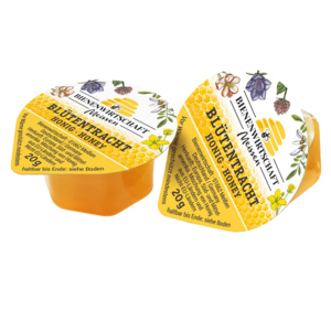 Bienenwirtschaft Blütenhonig cremig, ausländisch, Portionen, 120 x 20 g Bienenwirtschaft Blütenhonig cremig, ausländisch, Portionen, 120 x 20 g