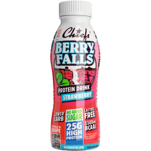 Chiefs Protein Milk Strawberry, laktosefrei, 8 x 3,3 dl Chiefs Protein Milk Strawberry, laktosefrei, 8 x 3,3 dl