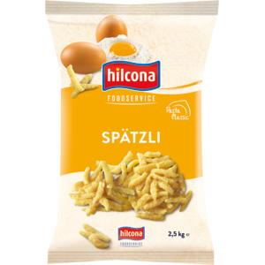 Hilcona Eier Spätzli, tiefgekühlt, 2 x 2,5 kg Hilcona Eier Spätzli, tiefgekühlt, 2 x 2,5 kg