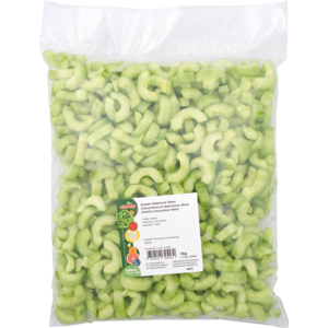 Gurken Halbmond geschält, 10mm, 3 kg Gurken Halbmond geschält, 10mm, 3 kg