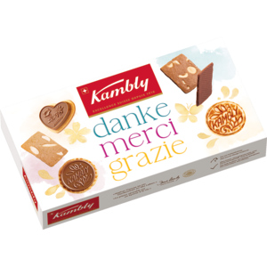 Kambly Danke Grazie Thanks Mischung, 155 g Kambly Danke Grazie Thanks Mischung, 155 g