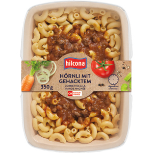 Hilcona Hörnli mit Gehacktem, 350 g Hilcona Hörnli mit Gehacktem, 350 g