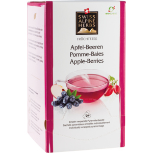Swiss Alpine Herbs Bio Knospe Suisse Tee Apfel-Beeren, 3 x 24 x 2 g Swiss Alpine Herbs Bio Knospe Suisse Tee Apfel-Beeren, 3 x 24 x 2 g