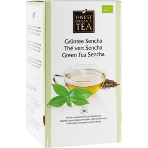 Finest Organic Bio Grüntee Sencha, 3 x 24 x 1,2 g