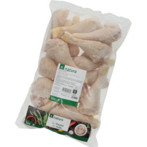 Natura Bio Poulet Unterschenkel, tiefgekühlt, ca. 70-140 g, 2 kg Natura Bio Poulet Unterschenkel, tiefgekühlt, ca. 70-140 g, 2 kg