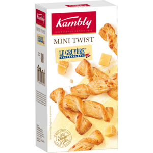 Kambly Mini Twist Käse, 2 x 100 g
