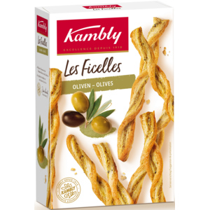 Kambly Les Ficelles mit Oliven, 2 x 100 g