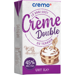 Cremo Doppelrahm 45%, UHT, 1 l Cremo Doppelrahm 45%, UHT, 1 l