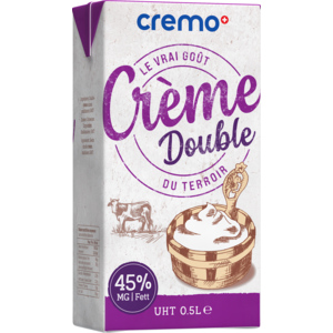 Cremo Doppelrahm 45%, UHT, 5 dl Cremo Doppelrahm 45%, UHT, 5 dl