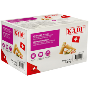 Kadi Involtini svizzeri, SG, 32 x 50 g / 1,6 kg Kadi Involtini svizzeri, SG, 32 x 50 g / 1,6 kg