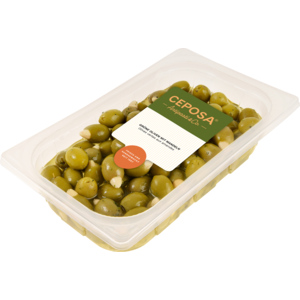 Grüne Oliven, gefüllt mit Mandeln, 800 g