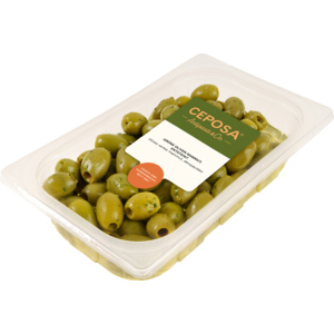 Grüne Oliven Mammut, entsteint, 800 g