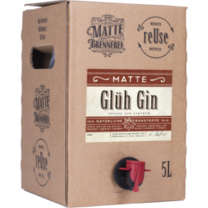 Matte Glüh Gin 20% 5l Bag in Box Matte Glüh Gin 20% 5l Bag in Box