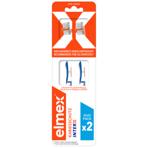 Elmex® KARIESSCHUTZ INTERX Mittel Zahnbürste Duo, 2 Stück Elmex® KARIESSCHUTZ INTERX Mittel Zahnbürste Duo, 2 Stück