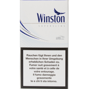 Winston Superslims Blue, Stange zu 10 Boxpack