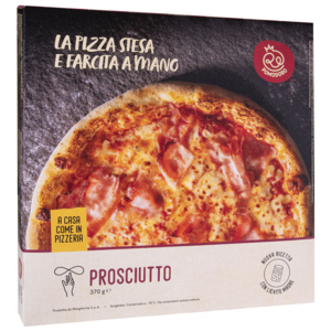 Pizza Prosciutto, handgemacht, tiefgekühlt, Ø 28 cm, 370 g Pizza Prosciutto, handgemacht, tiefgekühlt, Ø 28 cm, 370 g