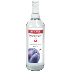 Berghof Zwetschgen 40% Vol., Karton zu 6 Flaschen x 100 cl