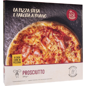 Pizza Prosciutto, handgemacht, tiefgekühlt, Ø 28 cm, 8 x 370 g Pizza Prosciutto, handgemacht, tiefgekühlt, Ø 28 cm, 8 x 370 g