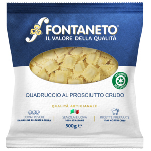 Fontaneto Fresco Quadrone Prosciutto crudo, 500 g Fontaneto Fresco Quadrone Prosciutto crudo, 500 g