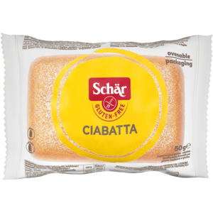 Schär Ciabatta, glutenfrei, tiefgekühlt, 24 x 50 g Schär Ciabatta, glutenfrei, tiefgekühlt, 24 x 50 g