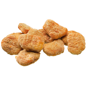 Economy Chicken Nuggets, geformt, paniert, frittiert, tiefgekühlt, 2 x 2,5 kg