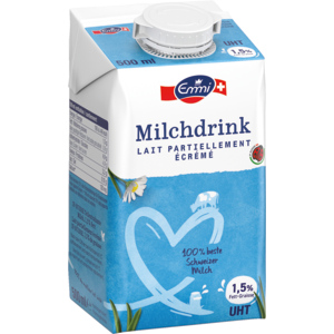 Emmi Milchdrink IP-SUISSE 1,5%, UHT, 12 x 5 dl Emmi Milchdrink IP-SUISSE 1,5%, UHT, 12 x 5 dl