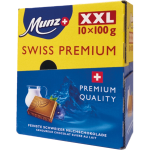 Munz SP Milch XXL-Pack, 10 x100 g