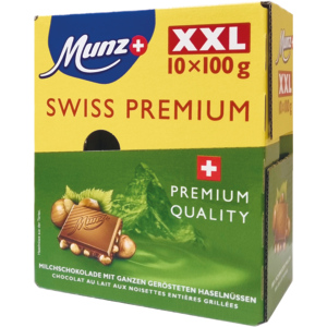 Munz SP Milch-Nuss XXL-Pack, 10 x100 g