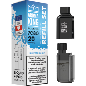 Aroma King Click Pro 7000 Blueberry Ice (Pod + Liquid) (10)