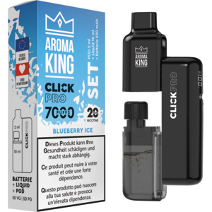 Aroma King Click Pro 7000 SET Blueberry Ice (Einzelstück)
