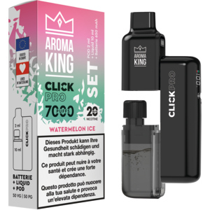Aroma King Click Pro 7000 SET Watermelon Ice (Einzelstück) Aroma King Click Pro 7000 SET Watermelon Ice (Einzelstück)