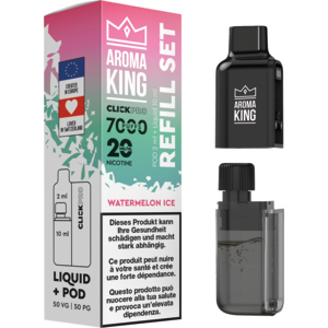 Aroma King Click Pro 7000 Watermelon Ice (Pod + Liquid)