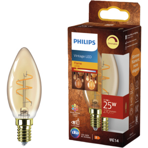 Philips LED B35 25W 2200K E14 Amber SP DIM 1PF/4