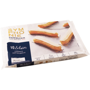 Pasquier Eclair Vanille, tiefgekühlt, 10 x 80 g Pasquier Eclair Vanille, tiefgekühlt, 10 x 80 g