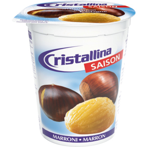 Cristallina Jogurt Marroni, 10 x 175 g Cristallina Jogurt Marroni, 10 x 175 g