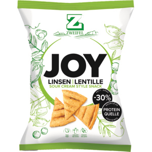 Zweifel Joy Lentil Sour Cream Style , 14 x 80 g Zweifel Joy Lentil Sour Cream Style , 14 x 80 g