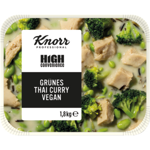 High Convenience Grünes Thai Curry, vegan, tiefgekühlt, 2 x 1,8 kg
