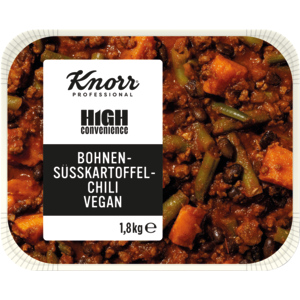 High Convenience Bohnen Süsskartoffel Chili, vegan, tiefgekühlt, 2 x 1,8 kg