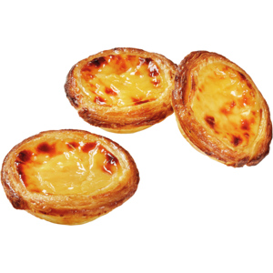 Bridor Pastel de Nata, tiefgekühlt, ⌀ 7 cm, 60 x 60 g