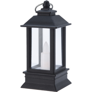 LED Laterne mit Kerze ,schwarz 9 cm LED Laterne mit Kerze ,schwarz 9 cm