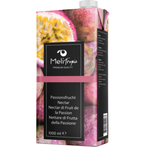 Meli Tropic Passionsfrucht-Nektar 25%, 1 l Meli Tropic Passionsfrucht-Nektar 25%, 1 l