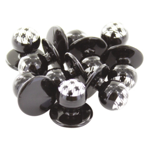 Workfashion Steckknöpfe Pepita schwarz / weiss Pack zu 10 Stück Workfashion Steckknöpfe Pepita schwarz / weiss Pack zu 10 Stück