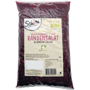 Schöni Bio Randensalat Würfel, pasteurisiert, 1 kg