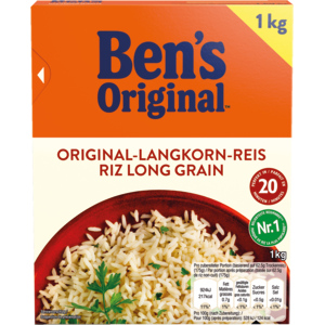 Ben's Original Langkornreis 20 min, 6 x 1 kg