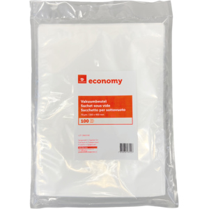 Economy Vakuumbeutel 70 µm, 300 x 400 mm, Karton zu 5 x 100 Stück Economy Vakuumbeutel 70 µm, 300 x 400 mm, Karton zu 5 x 100 Stück